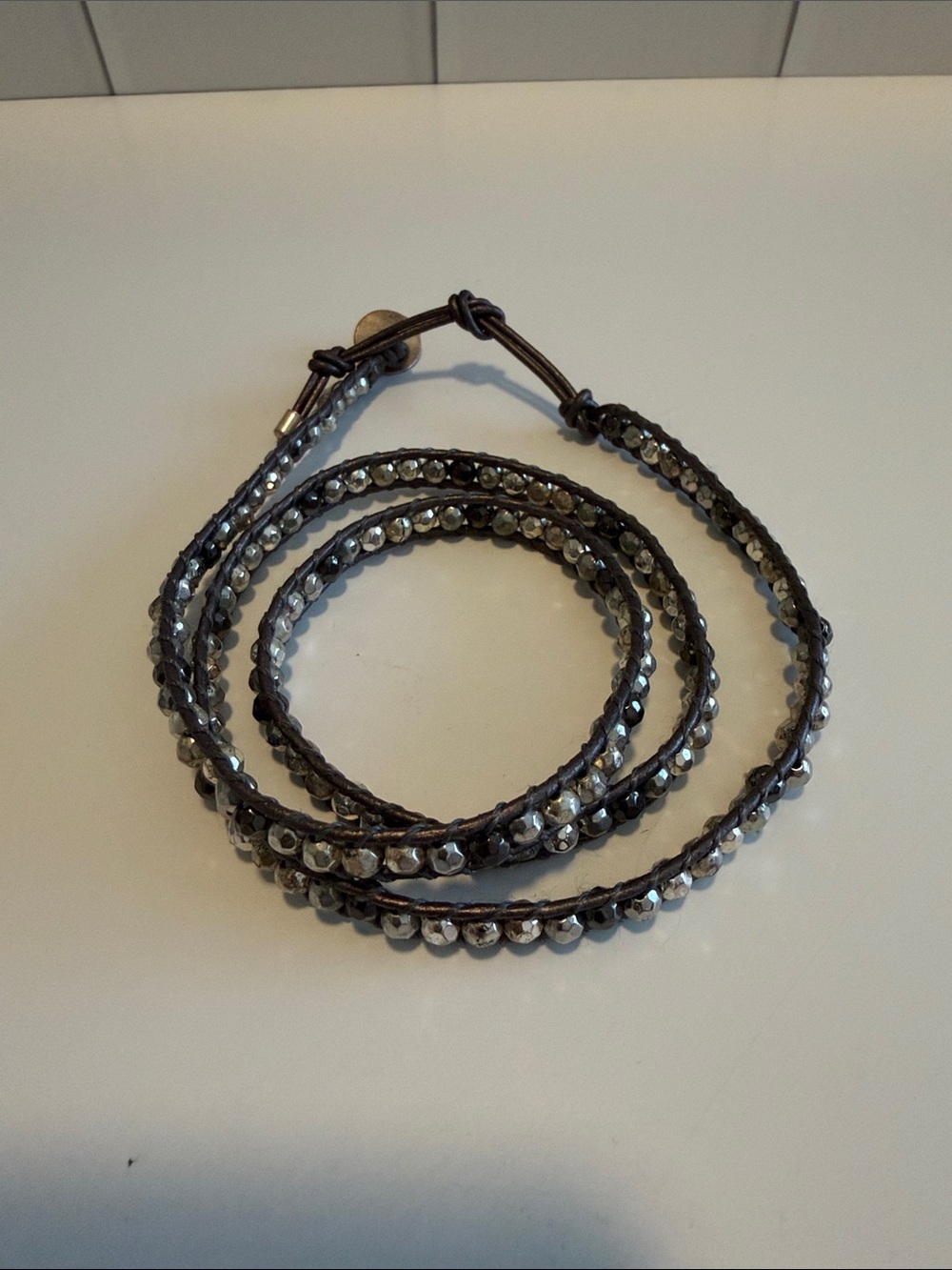 Silver Beaded Wrap Bracelet - Women Accessories